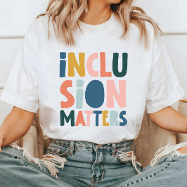 Einschlussfragen T - Shirt, positive Meldung T-Shirt