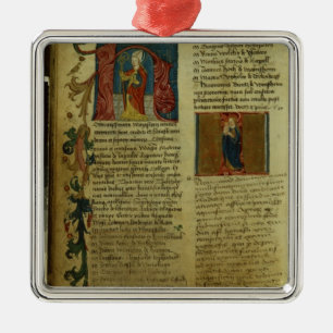 Einschreibung Martins Luthers Silbernes Ornament