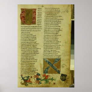 Einschreibungsblatt Martins Luthers Poster