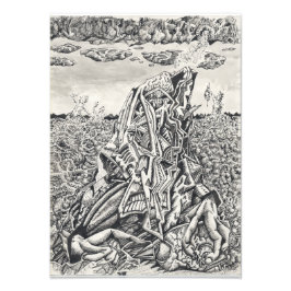 Einschüchterung durch Brian Benson Fotodruck