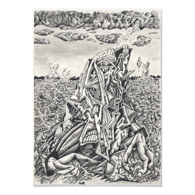 Einschüchterung durch Brian Benson Fotodruck (Vorne)