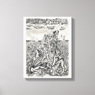 Einschüchterung durch Brian Benson Leinwanddruck