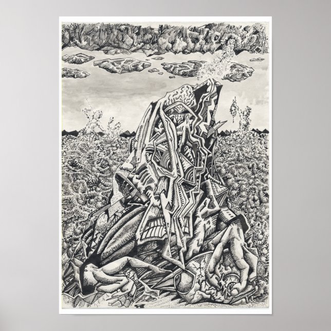 Einschüchterung, Tinte zeichnend von Brian Benson Poster (Vorne)