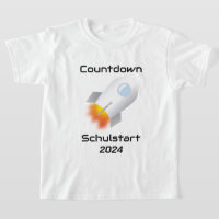 Einschulung - Countdown Schulstart - Rakete 2 |