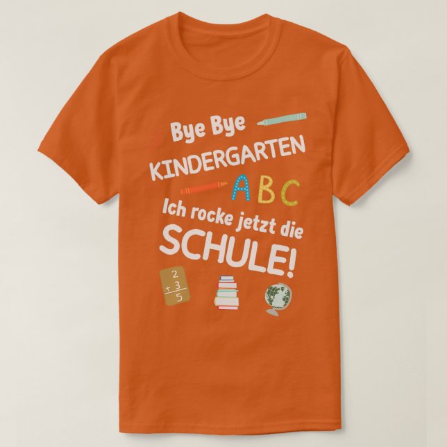 Einschulung von Schulkindern 48 T-Shirt (Design vorne)