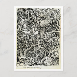 Einseitiger Wettbewerb von Brian Benson Postkarte