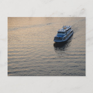 Einseitiges Boot Postkarte