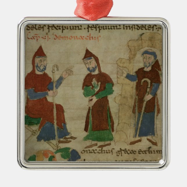 Einsetzungs-Benediktiner-Mönch, von 'De Silbernes Ornament (Vorne)