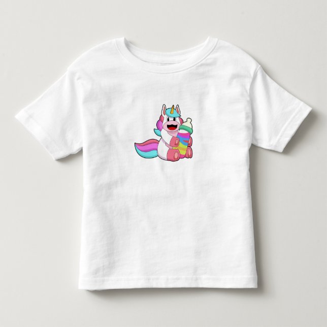 Einsickern mit Babyflasche.PNG Kleinkind T-shirt (Vorderseite)