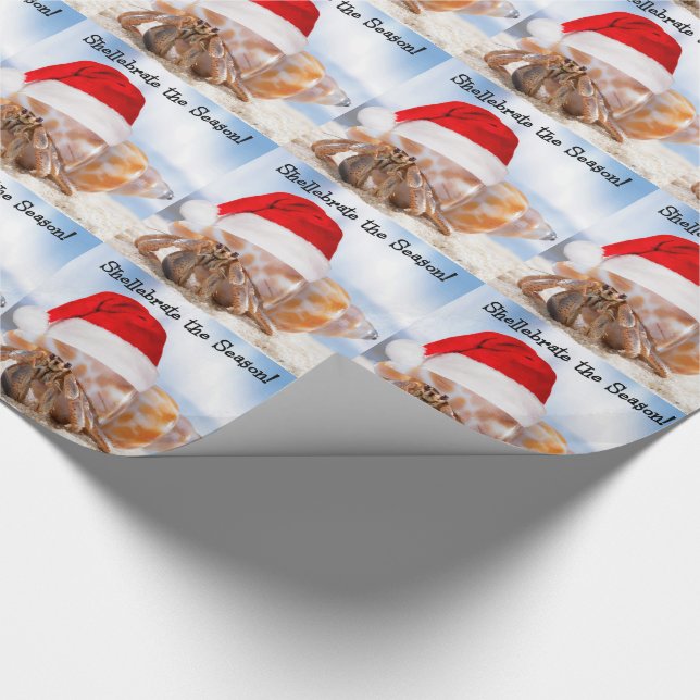 Einsiedlerkrebs-Weihnachten Geschenkpapier (Ecke)