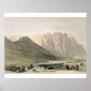 Einsiedlung des Aulad-Said, Berg Sinai, Februar Poster