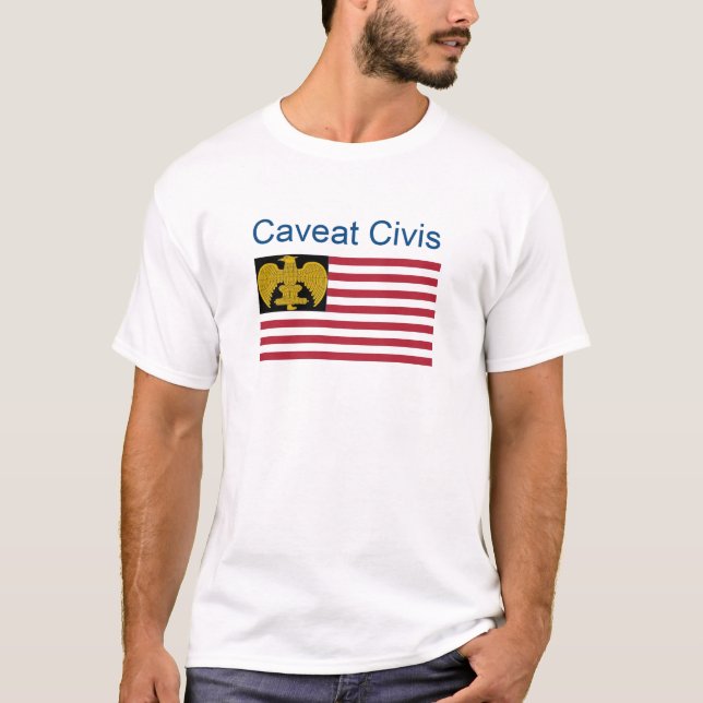 Einspruch Civis - amerikanische faschistische T-Shirt (Vorderseite)