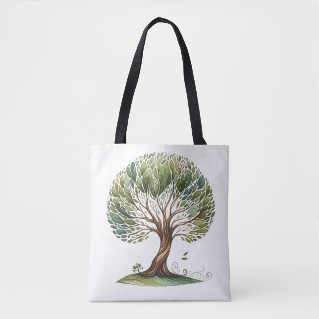 Einst war ein Baum-Tragetasche  Tasche (Vorderseite)