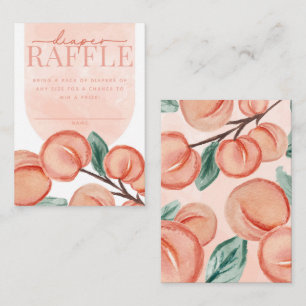 Einstecken der Faltkarte Peach Wineller and Wipes Begleitkarte