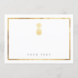 Einsteckkarte für Ananas Einladung