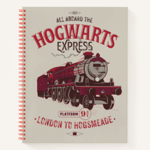 Einsteigen in den Hogwarts Express Notizbuch