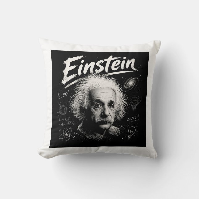 Einstein 2  kissen (Vorderseite)