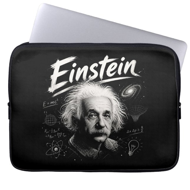 Einstein 2  laptopschutzhülle (Vorderseite)