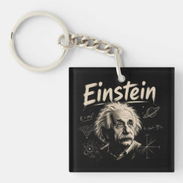Einstein 3 schlüsselanhänger