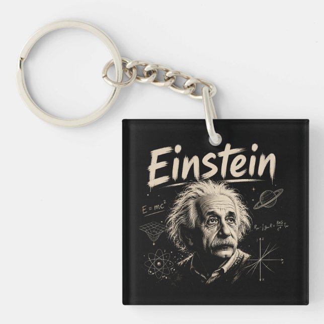 Einstein 3 schlüsselanhänger (Vorderseite)