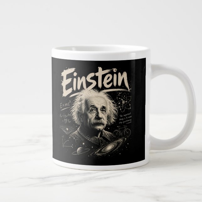 Einstein Jumbo-Tasse (Rechts)