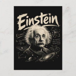 Einstein Postkarte