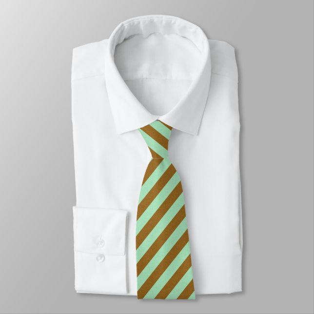 Einstein Simple Stripe Satin Necktie Krawatte (Gebunden)