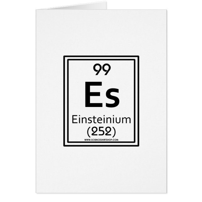Einsteinium 99 (Devant)