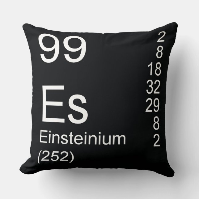 Einsteinium Kissen (Vorderseite)