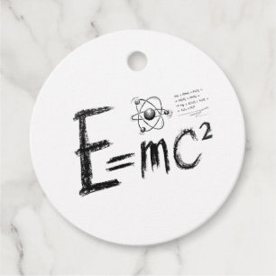 Einsteins Relativitätstheorie. Formel Geschenkanhänger