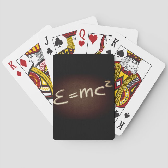 Einsteins Theorie Spielkarten (Rückseite)
