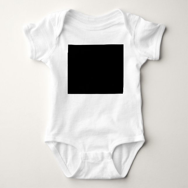 Einstellbare Einzelfarbe Baby Strampler (Vorderseite)