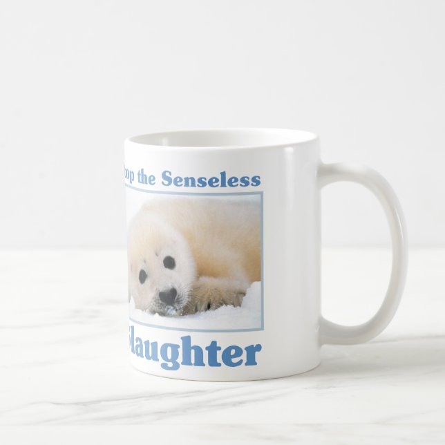 Einstellung der Schlachtung von Siegeln Kaffeetasse (Rechts)