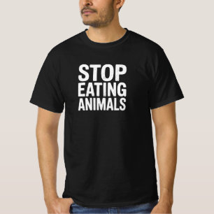 Einstellung des Essens von Tieren - Tierrechte T-Shirt