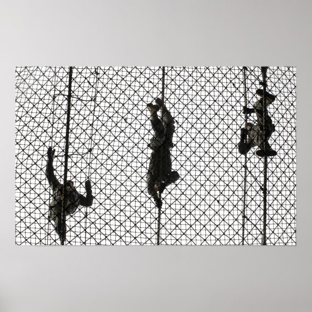 Einstellung eines Hindernisses Poster (Vorne)