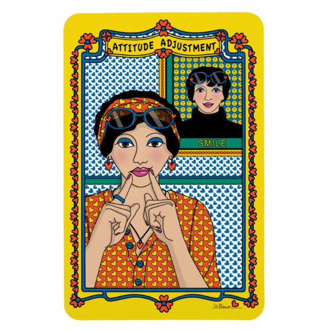 Einstellung Einstellung_B_4x6 Kühlschrank Magnet (Vertikal)