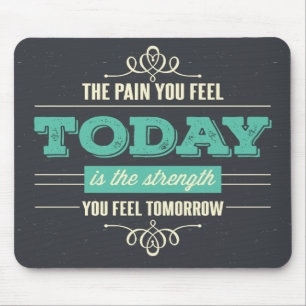 Einstellung, Erfolg, Träume, Motivationszitat Grau Mousepad