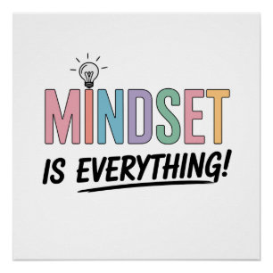 Einstellung Ist Alles – Pastell Inspiration Poster