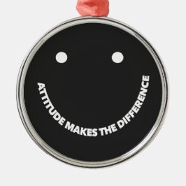 Einstellung macht den Unterschied Motivationsspruc Ornament Aus Metall