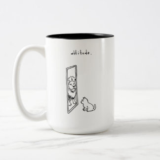 Einstellungsbecher Zweifarbige Tasse