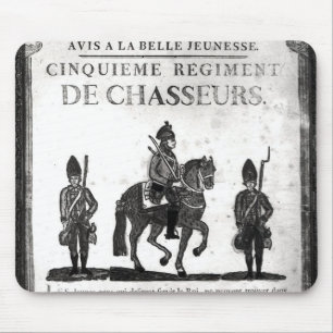Einstellungsplakat für das fünfte Regiment Mousepad