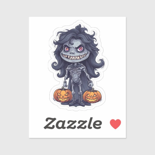 Einstieg in den Spooky Spirit Sticker - Niedlich (Blatt)