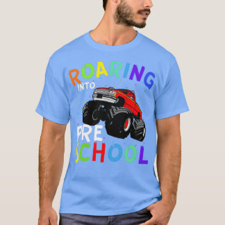 Einstieg in den Vorschule-Monster-LKW T-Shirt