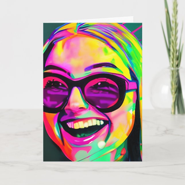 Einstieg in die Gläser | Freundschaft Karte (Vorderseite)