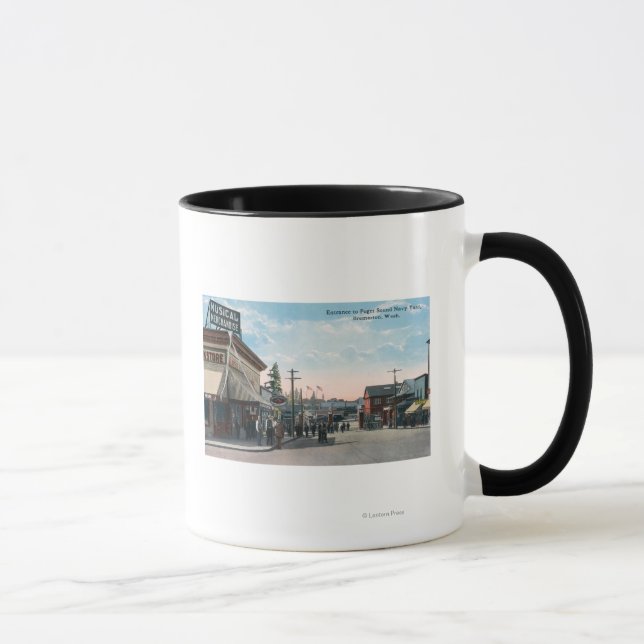 Einstiegsansicht zum Schiff der US-Marine Tasse (Rechts)