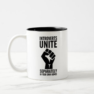 Einstimmigkeit in Ihren eigenen Zuhause Zweifarbige Tasse