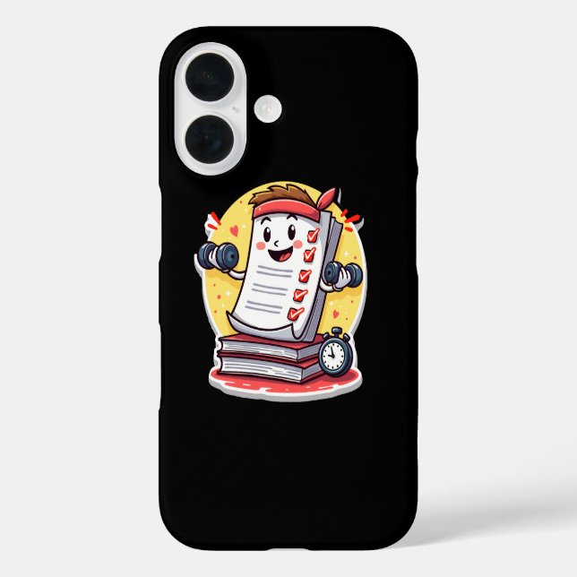 Einstufungspapiere ist mein Cardio-Geschenk für Le iPhone 16 Hülle (Rückseite)