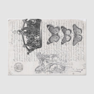Eintagsfliege-Collage Seidenpapier