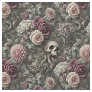 Eintauchen in die Rose - Klassische Gotik Stoff