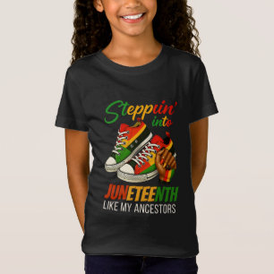 Eintauchen in Juneteenth – Schwarzer Frauenstolz T-Shirt